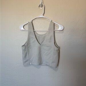 lululemon athletica Gray Crop Top